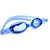 billige Svømmebriller-Svømmebriller Justerbar Størrelse / Anti-Skli Stropp PU PC Svart / Blå Svart / Blå