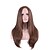 cheap Synthetic Trendy Wigs-Synthetic Wig Straight Straight Wig Medium Length Black Brown Synthetic Hair Women&#039;s Black Brown