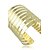 billiga Modearmband-Dam Manschett Armband Påstående Mode Europeisk Minimalistisk Stil Öppna Legering Armband Smycken Brun Till Fest Tillfällig Dagligen