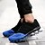abordables Baskets Homme-Homme Chaussures Faux Cuir Printemps / Eté / Automne Confort Course à Pied Talon Plat Noir / Vert / Bleu