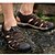 cheap Men&#039;s Sandals-Men&#039;s Shoes Outdoor / Athletic / Dress / Casual Nappa Leather Sandals Big Size Brown / Khaki