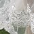 baratos Véus de Noiva-Uma Camada Borda com aplicação de Renda Véus de Noiva Véu Capela Com Apliques Strass Pérola Renda Tule