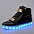 cheap Men&#039;s Sneakers-Men&#039;s Light Up Shoes Patent Leather Spring / Fall Comfort Slip Resistant Booties / Ankle Boots Black / Red / Blue