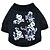 preiswerte Hundekleidung-Katze Hund T-shirt Welpenkleidung Totenkopf Motiv Modisch Hundekleidung Welpenkleidung Hunde-Outfits Atmungsaktiv Schwarz Kostüm Großer Hund für Mädchen und Jungen Hund Baumwolle XS S M L XL XXL