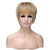 tanie Peruki syntetyczne modne-Kobieta Peruki syntetyczne Tkany maszynowo Krótki Proste Blonde Costume Peruki