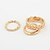 cheap Rings-Korean Thought You Ny Same Paragraph Three-Piece Ring