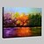 preiswerte Abstrakte Gemälde-große handgemalte moderne Landschaft Bäume Ölgemälde auf Leinwand ein Panel mit Rahmen fertig zum Aufhängen