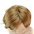 abordables Perruques Synthétiques-Perruque Synthétique Bouclé Blond Cheveux Synthétiques Blond Perruque Femme Sans bonnet Brun claire