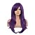 Χαμηλού Κόστους Περούκες μεταμφιέσεων-Γυναικείο Συνθετικές Περούκες Χωρίς κάλυμμα Μεσαίο Ίσια New Purple Απόκριες Περούκα Καρναβάλι περούκα φορεσιά περούκες