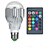 baratos Lâmpadas LED Inteligentes-1pc 10 W LED Smart Bulbs 750 lm E26 / E27 1 LED Beads High Power LED Remote-Controlled Decorative Color Gradient RGB 85-265 V / 1 pc / RoHS