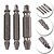 cheap Tools &amp; Home Improvement-4pcs Screw Extractor Drill Set Broken Rusted Stripped Damaged Screw Speed
