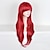 cheap Synthetic Trendy Wigs-Cosplay Costume Wig Synthetic Wig Straight Straight Wig Long New Purple Red Synthetic Hair Women&#039;s Red Purple