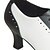 abordables Chaussures de Swing-Femme Chaussures Modernes / Chaussures de Swing Synthétique Talon Cristal Talon Bottier Personnalisables Chaussures de danse Noir et blanc / Intérieur