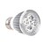 billige Plantevekstlamper-1pc 3 W Voksende lyspære 450 lm E26 / E27 5 LED perler Høyeffekts-LED Dekorativ Rød Blå 85-265 V / 1 stk. / RoHs
