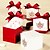 cheap Favor Holders-Cubic Card Paper Favor Holder with Ribbons Favor Boxes / Favor Bags / Gift Boxes - 12