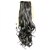 baratos Apliques de cabelo-peruca 50 centímetros de alta temperatura cinza fio estilo cinta cabelos longos cor de rabo de cavalo 2/613