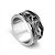 זול טבעות לגברים-טבעת הטבעת כסף פלדת טיטניום אופנתי Christmas Gifts / יומי תכשיטי תלבושות