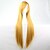 preiswerte Trendige synthetische Perücken-Synthetische Perücken Glatt Kinky Glatt Kinky Glatt Gerade Perücke Blond Gelb Synthetische Haare Damen Blond