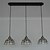 halpa Saarivalot-3-Light 20cm(8 Inch) Minityyli Riipus valot Metalli Simpukankuori Muut Tiffany 110-120V / 220-240V