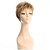preiswerte Synthetische Perücken-Synthetische Perücken Glatt Stil Kappenlos Perücke Blondine Synthetische Haare Damen Perücke