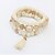 baratos Pulseira-Feminino Pulseiras com Pendentes Pulseiras Strand Fashion Europeu Vidro Liga Jóias Casamento Festa Diário Casual