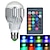 abordables Bombillas LED inteligentes-1pc 10 W Bombillas LED Inteligentes 750 lm E26 / E27 1 Cuentas LED LED de Alta Potencia Control Remoto Decorativa Gradiente de Color RGB 85-265 V / 1 pieza / Cañas