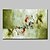 זול ציורים אבסטרקטיים-ציור שמן צבוע-Hang מצויר ביד - מופשט מודרני עם מסגרת / בד מתוח
