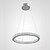 abordables Éclairages circulaires-40cm cristal LED lustre pendentif lumière cercle en métal galvanisé moderne contemporain 110-120v 220-240v