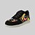 abordables Baskets femme-Homme / Femme Chaussures Similicuir Printemps / Eté / Automne Chaussures Lumineuses Talon Plat Lacet Noir