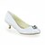 abordables Zapatos de boda-Mujer Lentejuelas cristal brillo Boda Cristal Tacón de gatito Satén Marfil Champaña Negro