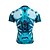 abordables Ropa de ciclismo para mujer-ILPALADINO Hombre Manga Corta Maillot de Ciclismo Poliéster Azul cielo Bicicleta Camiseta / Maillot Top Ciclismo de Pista Transpirable Secado rápido Resistente a los UV Deportes Ropa / Elástico