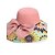 abordables Sombreros de paja-Mujer Sombrero Sombrero de copa Amarillo Rosa Caqui Vacaciones / Verano / Retazos