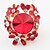 abordables Bagues-charme petites fleurs diamant pierres précieuses anneaux classique style féminin