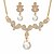 abordables Parure Bijoux-Femme Set de Bijoux Collier / Boucles d&#039;oreilles Mode Imitation de perle Strass Alliage Colliers décoratifs Boucles d&#039;oreille PourMariage