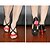abordables Chaussures de danses latines-Femme Chaussures Latines Sandale Talon Personnalisé Satin Similicuir Boucle Noir et rouge / Noir / Blanc / Intérieur / Cuir