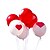 baratos Balões-100pcs / lot 12inch 2,8 g / pc balão de cor padrão do coração da festa de aniversário de casamento ballon bola de hélio látex misturada