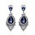 cheap Earrings-Women&#039;s Gold Blue White Crystal Earrings Classic Cubic Zirconia Earrings Jewelry White / Burgundy / Champagne For Party
