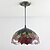 cheap Island Lights-25 cm Mini Style Pendant Light Glass Glass Electroplated Tiffany / Bowl 110-120V / 220-240V