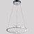 abordables Éclairages circulaires-40cm cristal LED lustre pendentif lumière cercle en métal galvanisé moderne contemporain 110-120v 220-240v