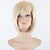 cheap Synthetic Trendy Wigs-Synthetic Wig Straight Straight Bob Short Bob With Bangs Wig Blonde Short Blonde Synthetic Hair Women&#039;s Side Part Blonde