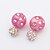 abordables Boucles d&#039;oreilles-Clou d&#039;oreille Boucle Résine / Alliage Strass Femme