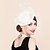 economico Fascinator-Donne Bambina Piume Lino Copricapo-Matrimonio Occasioni speciali Casual Copricapo Cappelli 1 pezzo