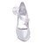abordables Chaussures de mariée-Femme Printemps / Eté / Automne Talon Aiguille Mariage Habillé Soirée &amp; Evénement Fleur Soie Blanche