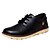 baratos Sapatos Oxford para Homem-Sapatos Masculinos Oxfords Preto / Marrom / Vermelho Couro Ecológico Casual