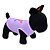 voordelige Hondenkleding-Cat Dog Shirt / T-Shirt Puppy Clothes Tiaras &amp; Crowns Fashion Dog Clothes Puppy Clothes Dog Outfits Purple Pink Rose Costume for Girl and Boy Dog Terylene XS S M L