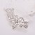 billige Hår Smykker-sølv / guld blad blomst form krystal perle hår kamme til bryllupsfest dame
