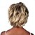cheap Synthetic Wigs-Synthetic Wig Wavy Wavy Wig Blonde Short Blonde Synthetic Hair Blonde