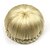 baratos Puxos-Kinky ouro encaracolado europa noiva cabelo humano sem tampa perucas chignons SP-002 1003