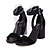 cheap Women&#039;s Sandals-Women&#039;s Shoes PU Summer Comfort Chunky Heel Buckle Hook &amp; Loop for Casual Office &amp; Career Black Brown