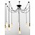 abordables Lustres-CXYlight Rétro Lampe suspendue Lumière d’ambiance - Style mini, 110-120V 220-240V Ampoule non incluse